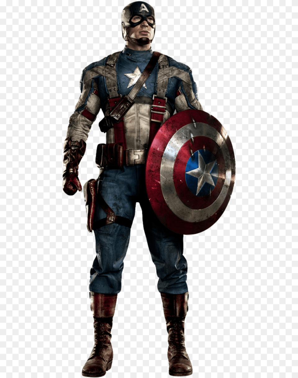 Captain America Transparent Background Captain America Suit, Adult, Person, Man, Male Png