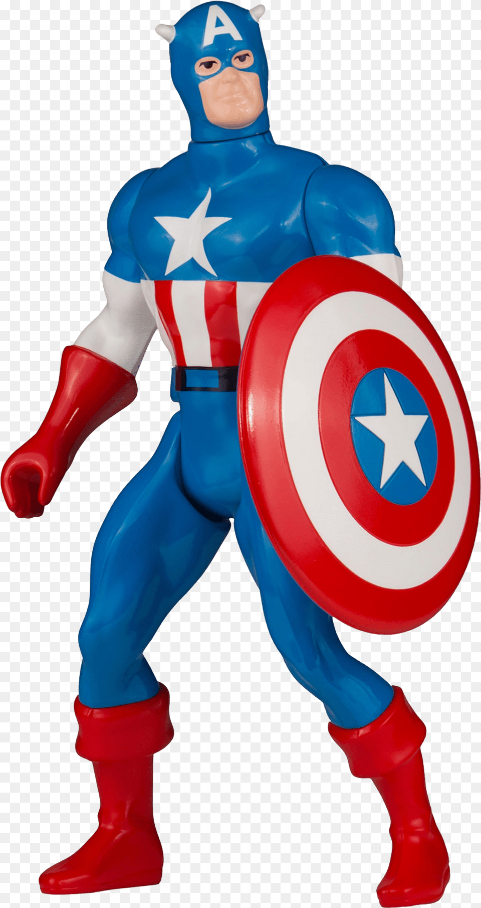 Captain America Transparent Background Old Captain America Action Figure, Clothing, Costume, Person, Adult Free Png Download