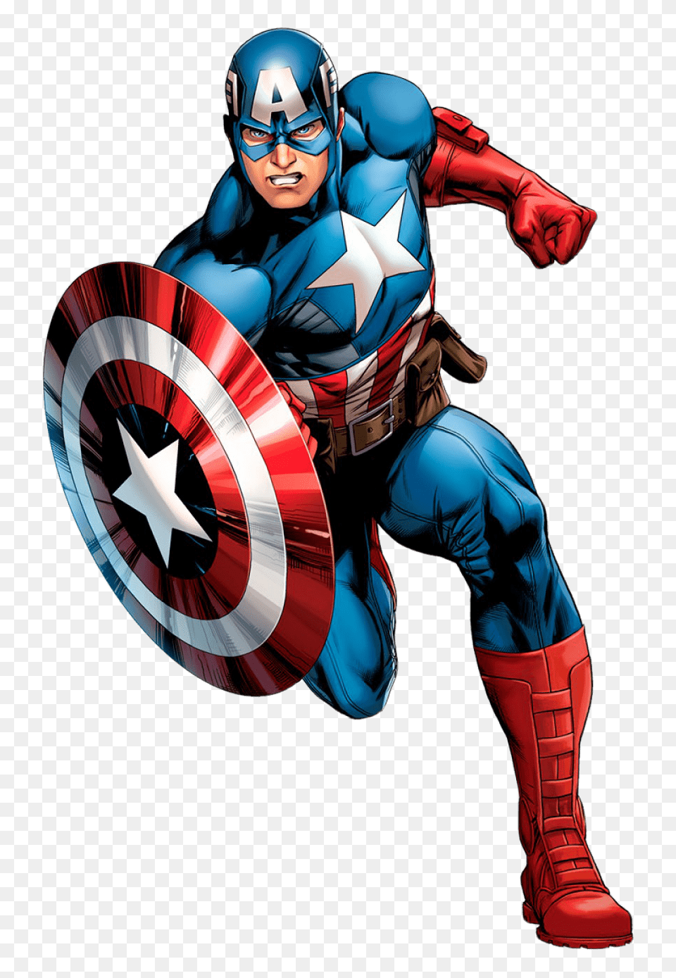 Captain America Transparent Transparent Capitan America, Adult, Person, Male, Man Free Png Download