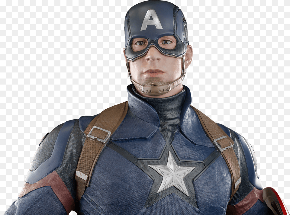 Captain America V Zivotni Velikosti, Person, Clothing, Costume, Adult Free Png Download