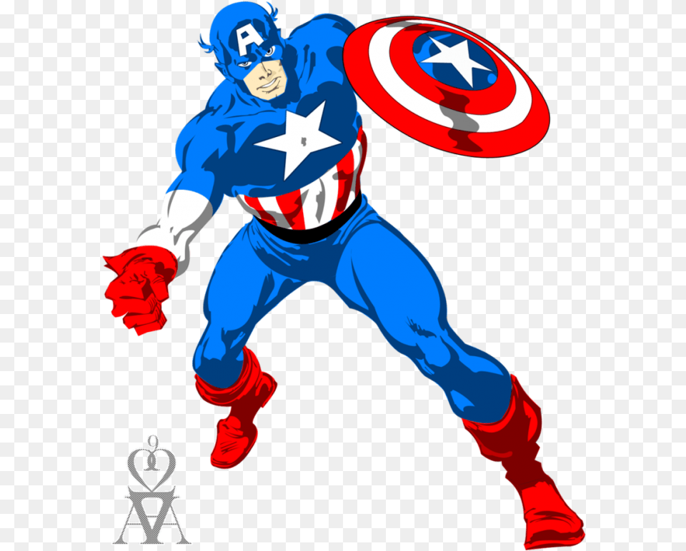 Captain America Vector Captain America Vector, Baby, Person, Clothing, Costume Free Png