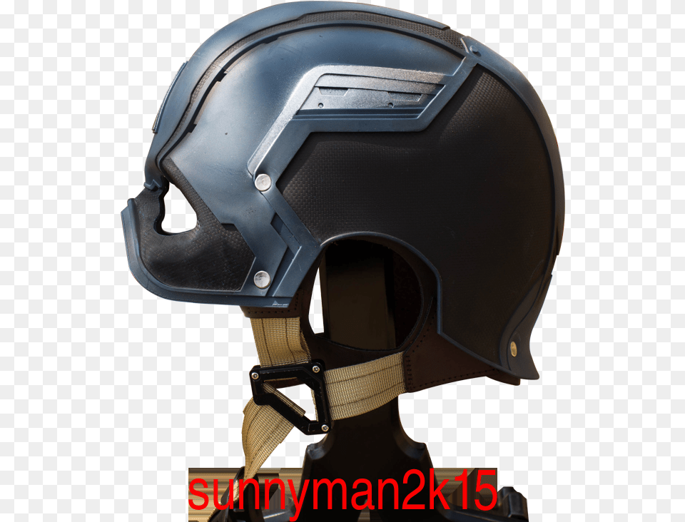 Captain America Wearable Helmet Cosplay Replica Realistic Motorcycle Helmet, Crash Helmet, American Football, Football, Person Free Transparent Png