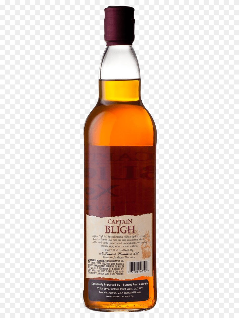 Captain Bligh Xo Special Reserve Rum Dan Murphys Buy, Alcohol, Beverage, Liquor, Whisky Free Transparent Png