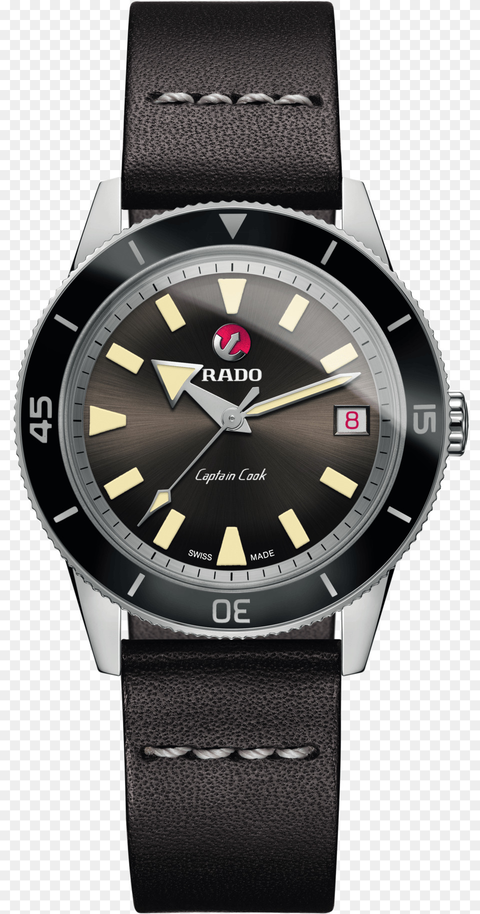 Captain Cook Automatic Rado Captain Cook 37 Mm, Arm, Body Part, Person, Wristwatch Free Png