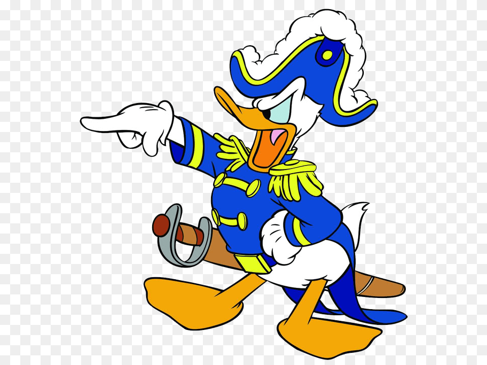 Captain Doanld Disney Donald Duck Disney, Cartoon, Baby, Person Png Image