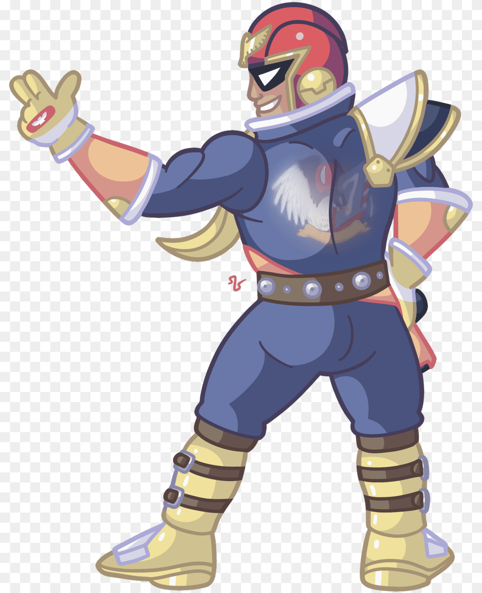 Captain Falcon Did You Know Captain Falcon Is 37 Years Cartoon, Baby, Person, Book, Publication Png Image