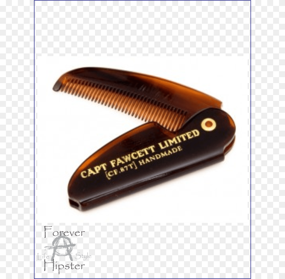 Captain Fawcett39s Folding Pocket Moustache Comb Hairdresser, Blade, Razor, Weapon Png