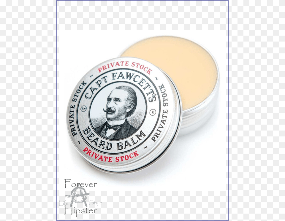 Captain Fawcett39s Private Stock Beard Balm Eye Shadow, Face, Head, Person, Adult Png Image