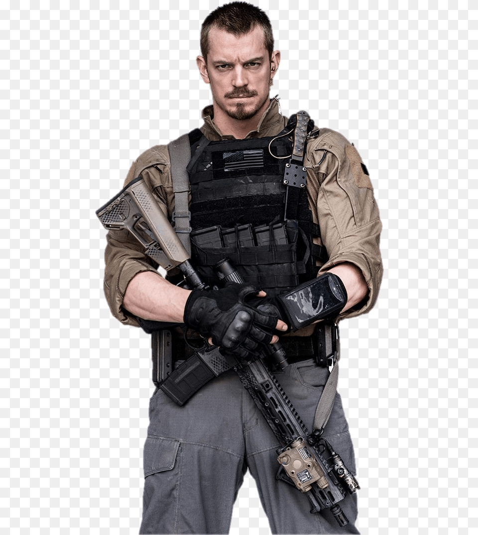 Captain Flag Suicide Squad, Clothing, Vest, Gun, Weapon Free Png Download