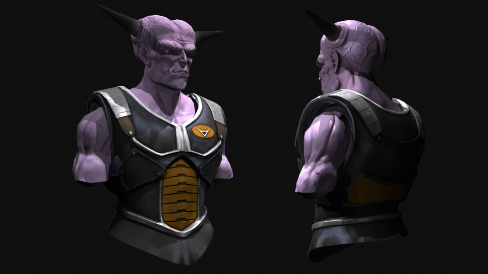 Captain Ginyu Breastplate, Adult, Male, Man, Person Png