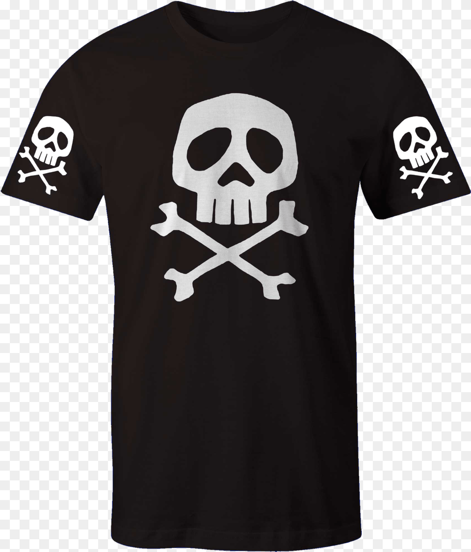 Captain Harlock Skull And Crossbones, Clothing, T-shirt, Shirt Png
