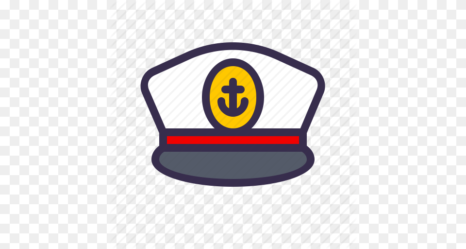 Captain Hat Nautical Sea Seaman Icon, Cap, Clothing, Logo, Badge Free Transparent Png