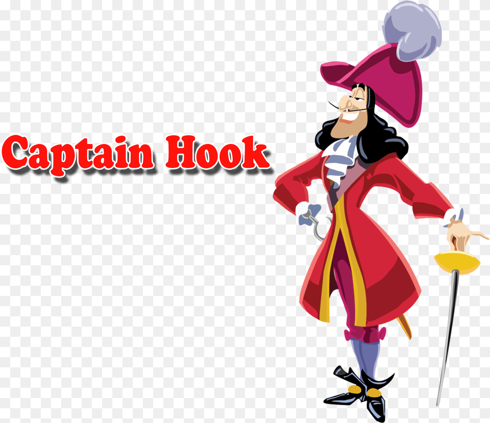 Captain Hook, Book, Comics, Publication, Adult Free Png Download