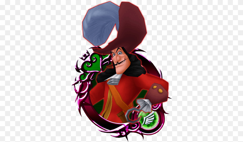 Captain Hook Kingdom Hearts Captain Hook, Book, Comics, Publication, Adult Png