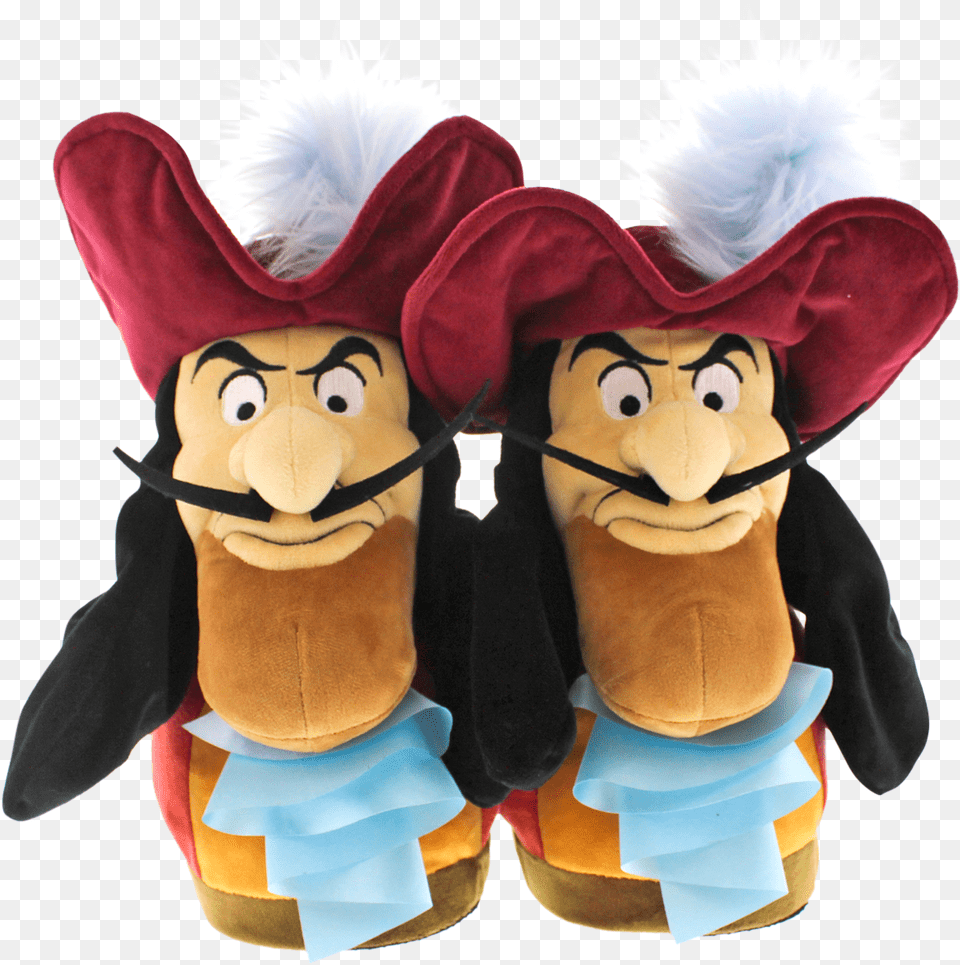 Captain Hook Slippersclass, Plush, Toy, Baby, Face Png Image