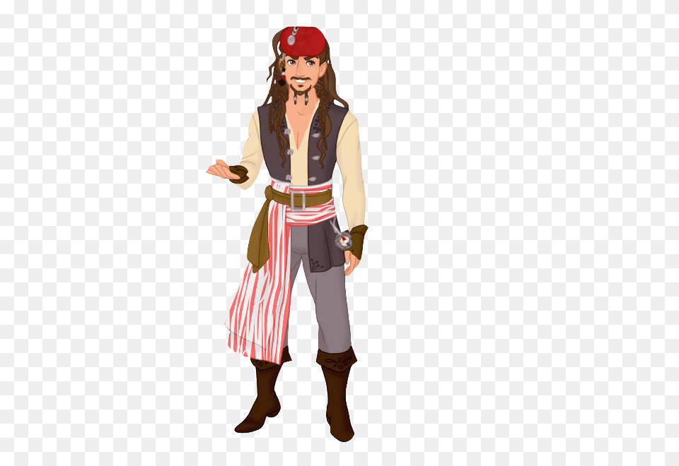 Captain Jack Sparrow, Adult, Female, Person, Pirate Free Png Download