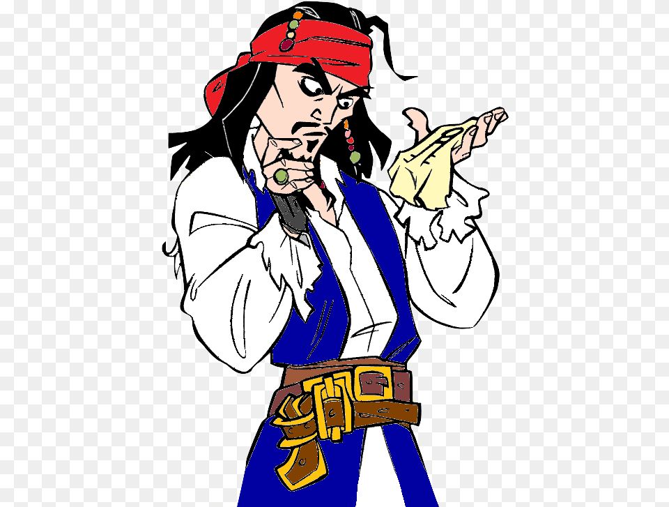 Captain Jack Sparrow Animated, Adult, Person, Man, Male Png