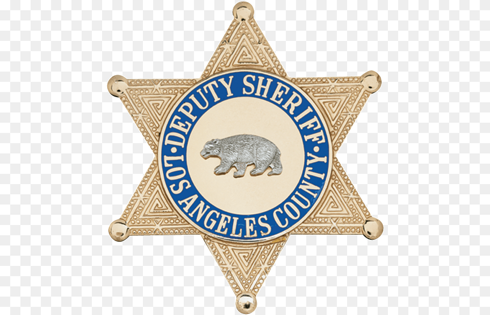 Captain Josh Thai Los Angeles County Sheriff39s Department Logo, Badge, Symbol, Animal, Bear Free Transparent Png