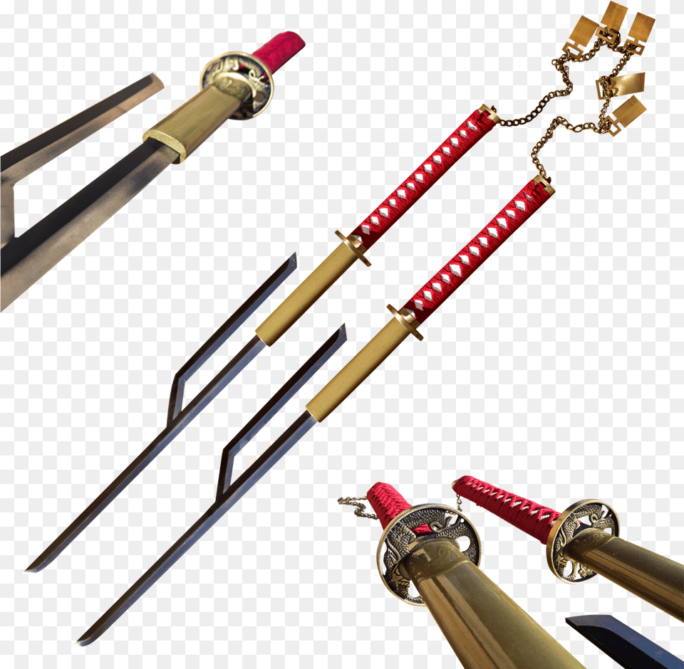 Captain Jushiro Ukitake Lightning Strike Solid Steel Lightning Strike Sword, Weapon, Blade, Dagger, Knife Free Png Download