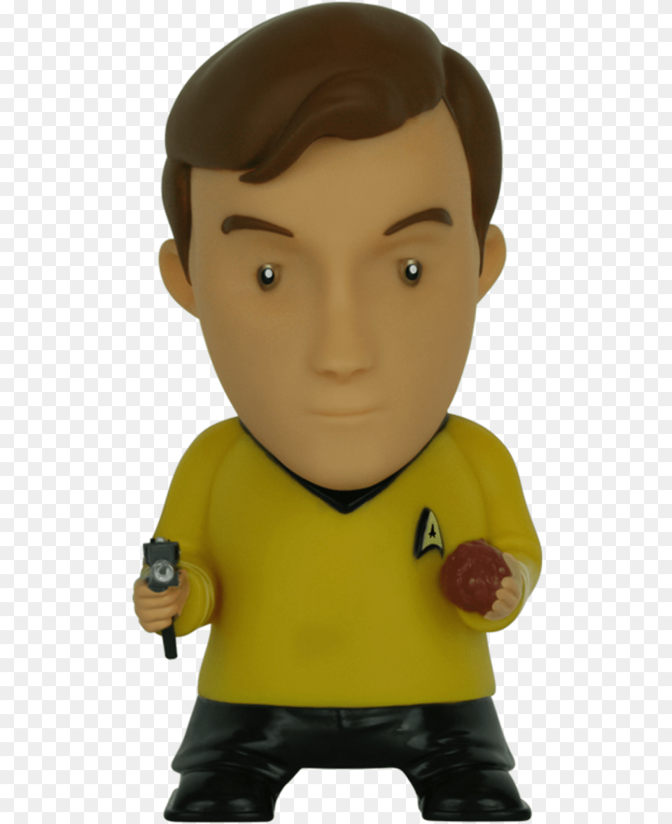 Captain Kirk Bluetooth Figure Speaker With Sound Effects Fametek Ftkrk Star Trek Cpt Kirk Bt Speaker Snd Fx, Face, Head, Person, Doll Png Image