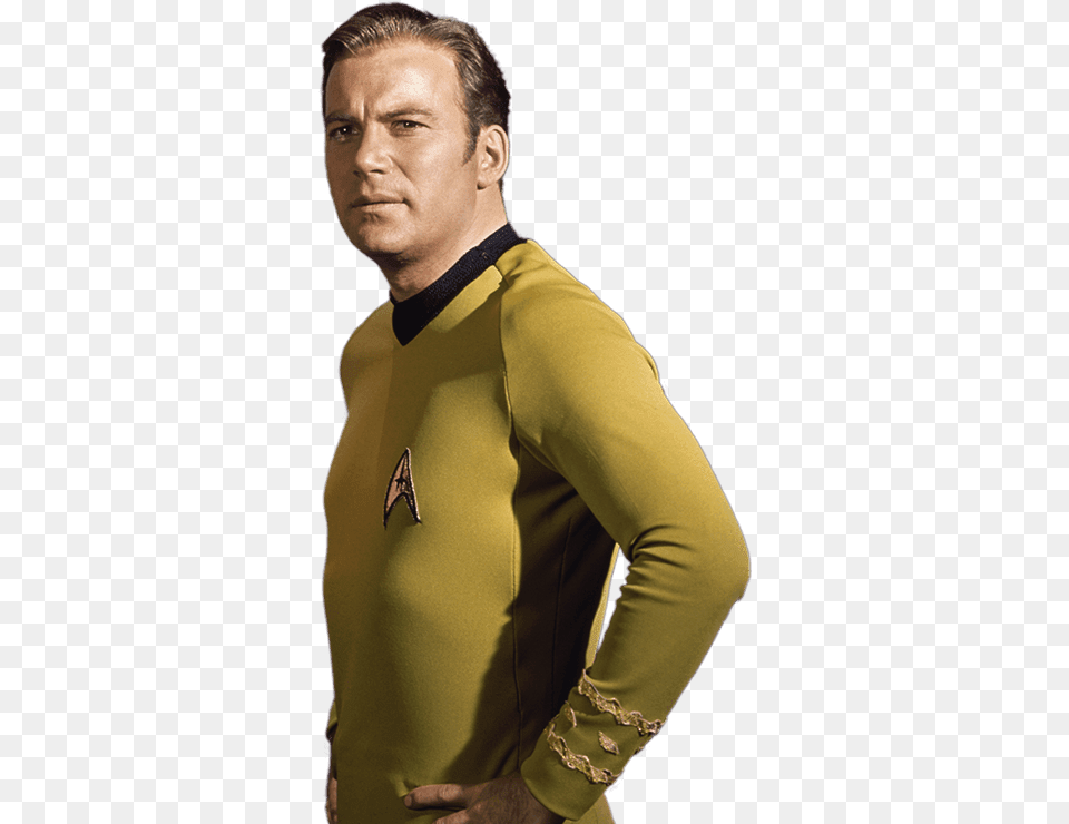 Captain Kirk James T Kirk, Adult, Sleeve, Person, Man Free Transparent Png