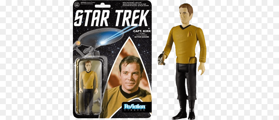 Captain Kirk Reaction Figure Star Trek Gorn Reaction Figure, Boy, Child, Male, Person Png Image