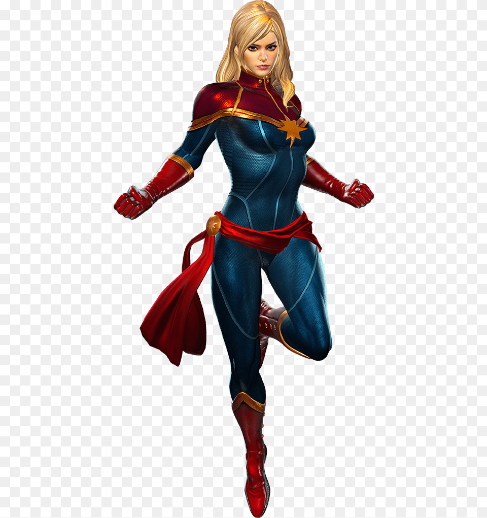 Captain Marvel, Adult, Person, Woman, Female Free Transparent Png