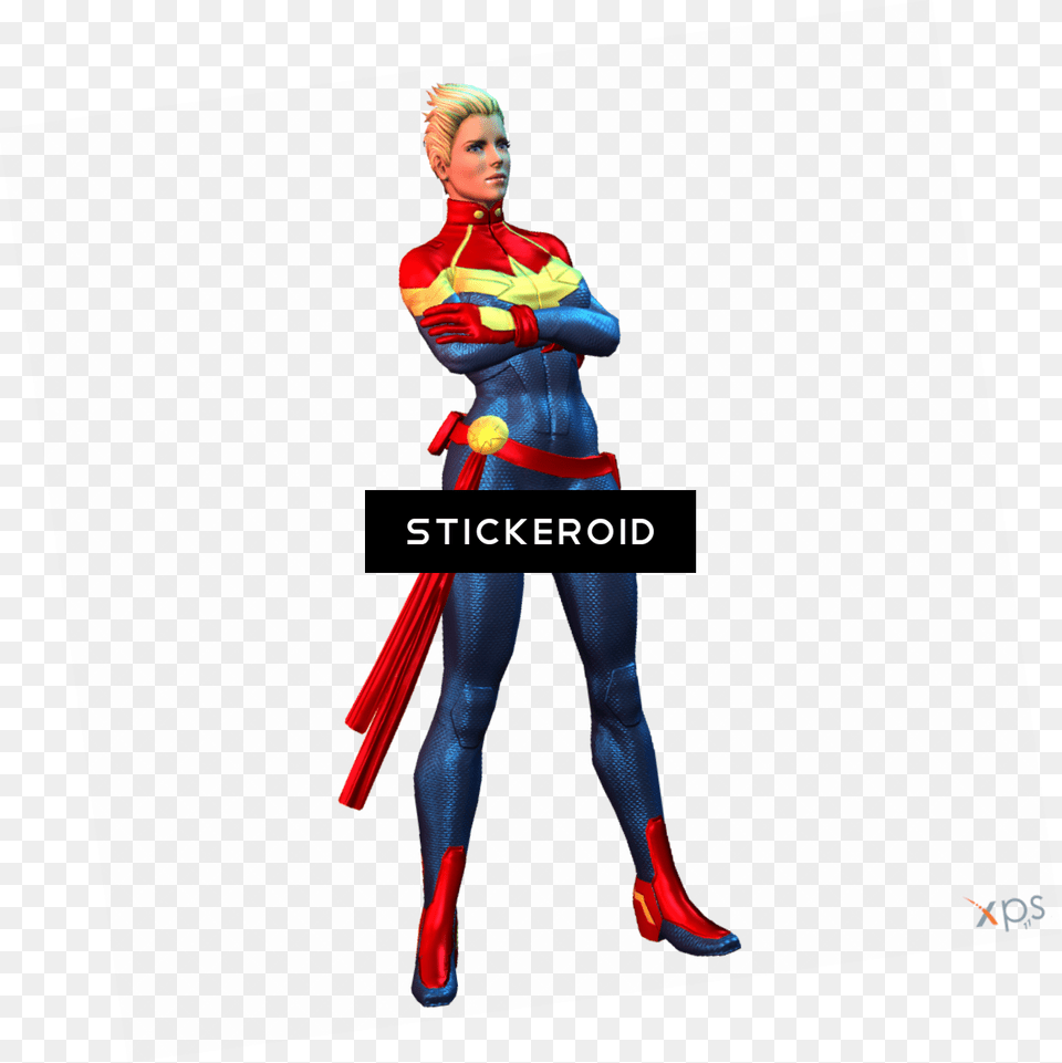 Captain Marvel, Adult, Person, Woman, Female Free Png