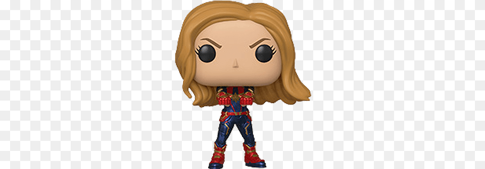 Captain Marvel 459 Funko Pop, Doll, Toy, Child, Female Png Image