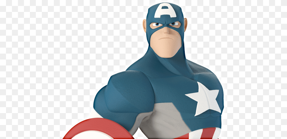 Captain Marvel Clipart Disney Infinity Disney Infinity Captain America The First Avengers, Clothing, Costume, Person, Adult Free Transparent Png