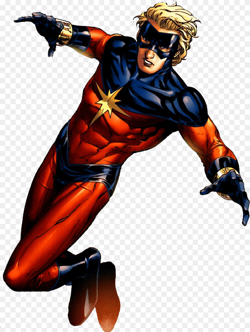 Captain Marvel Comic Marvel Captain Marvel Mar Vell, Adult, Person, Man, Male Free Transparent Png