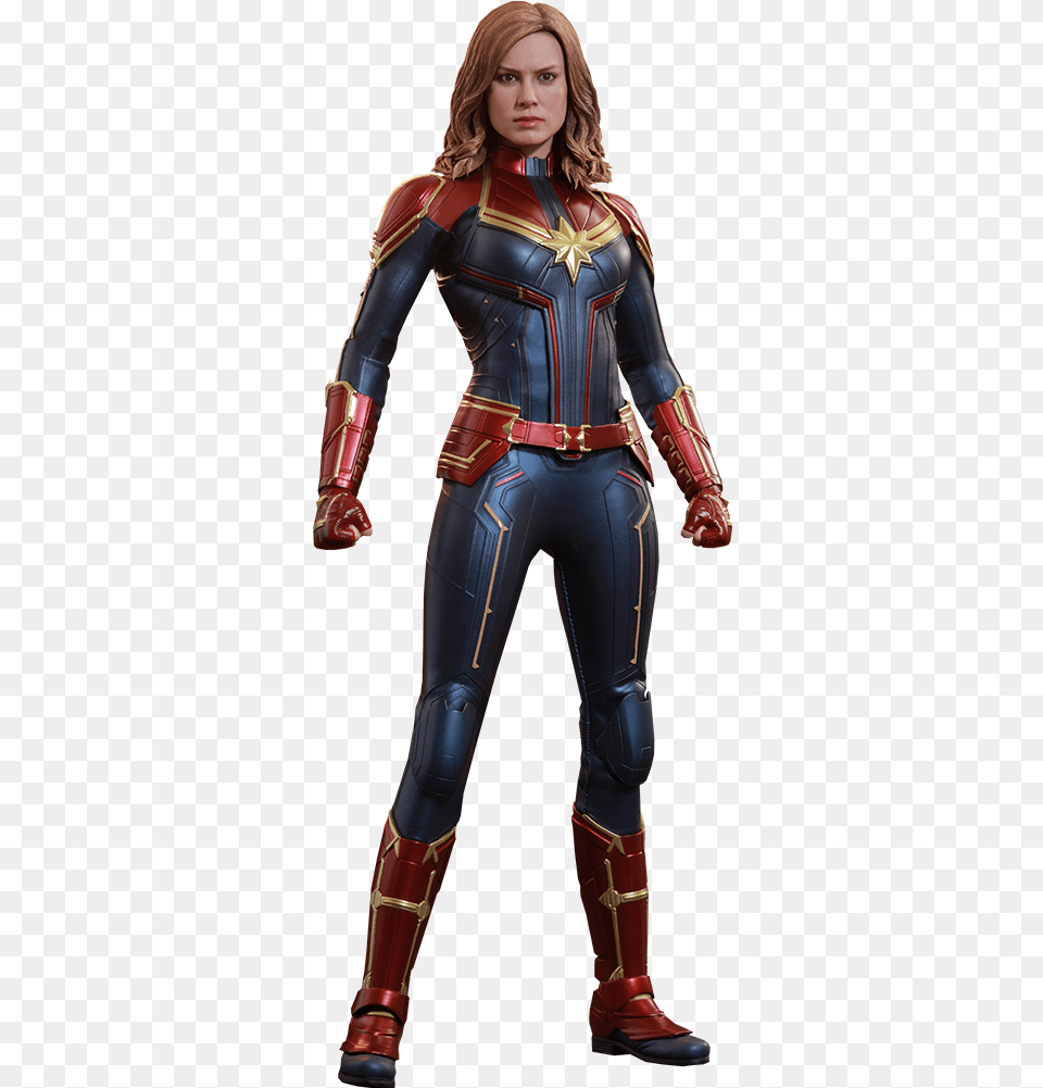 Captain Marvel Full Body, Adult, Person, Female, Costume Png Image