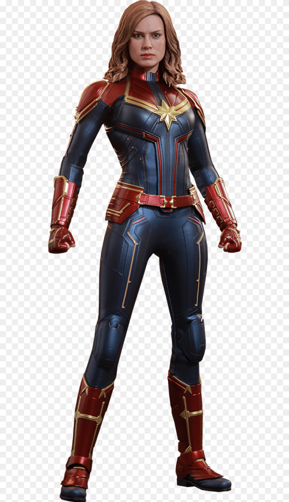 Captain Marvel Hot Toys Sixth Scale Figure Pre Order Captain Marvel 2018 Toys, Adult, Clothing, Costume, Female Png