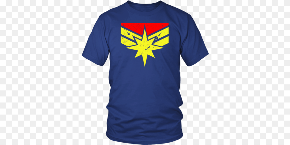 Captain Marvel Logo Feminist Shirt Women Why Be Racist Sexist Homophobic, Clothing, T-shirt Free Png Download