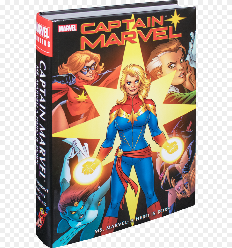 Captain Marvel Ms Marvel A Hero Is Born, Adult, Book, Comics, Female Free Png