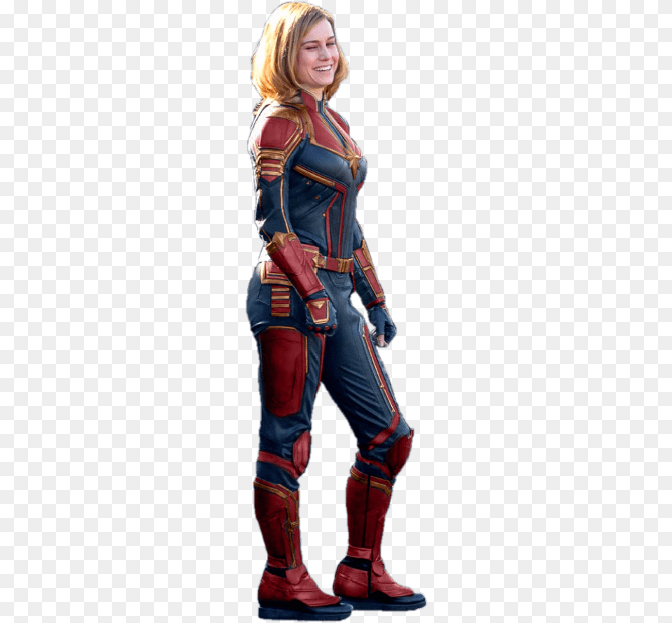Captain Marvel Transparent Full Images Captain Marvel, Person, Clothing, Pants, Costume Free Png