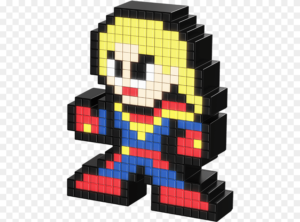 Captain Marvel Vs Chun Li Captain Marvel Pixel Pal, Toy, Rubix Cube Free Png Download