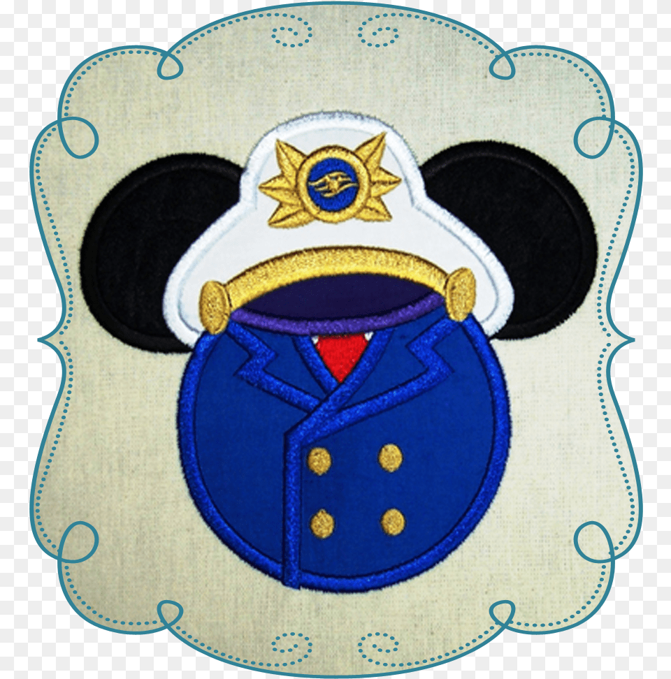 Captain Mike Machine Embroidery, Applique, Pattern, Home Decor, Clothing Free Png