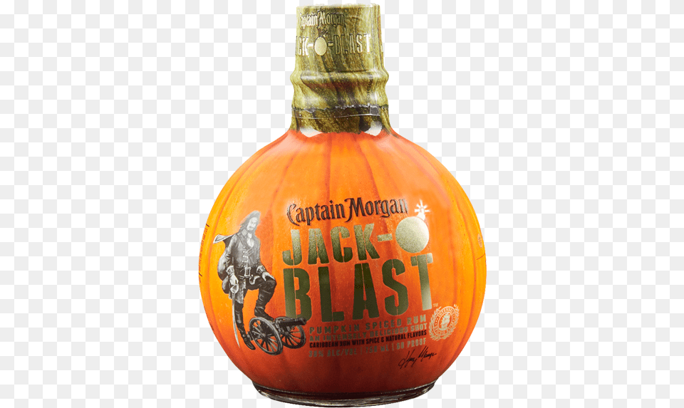 Captain Morgan Jack O Blast Captain Morgan Citrouille, Food, Plant, Produce, Pumpkin Free Transparent Png