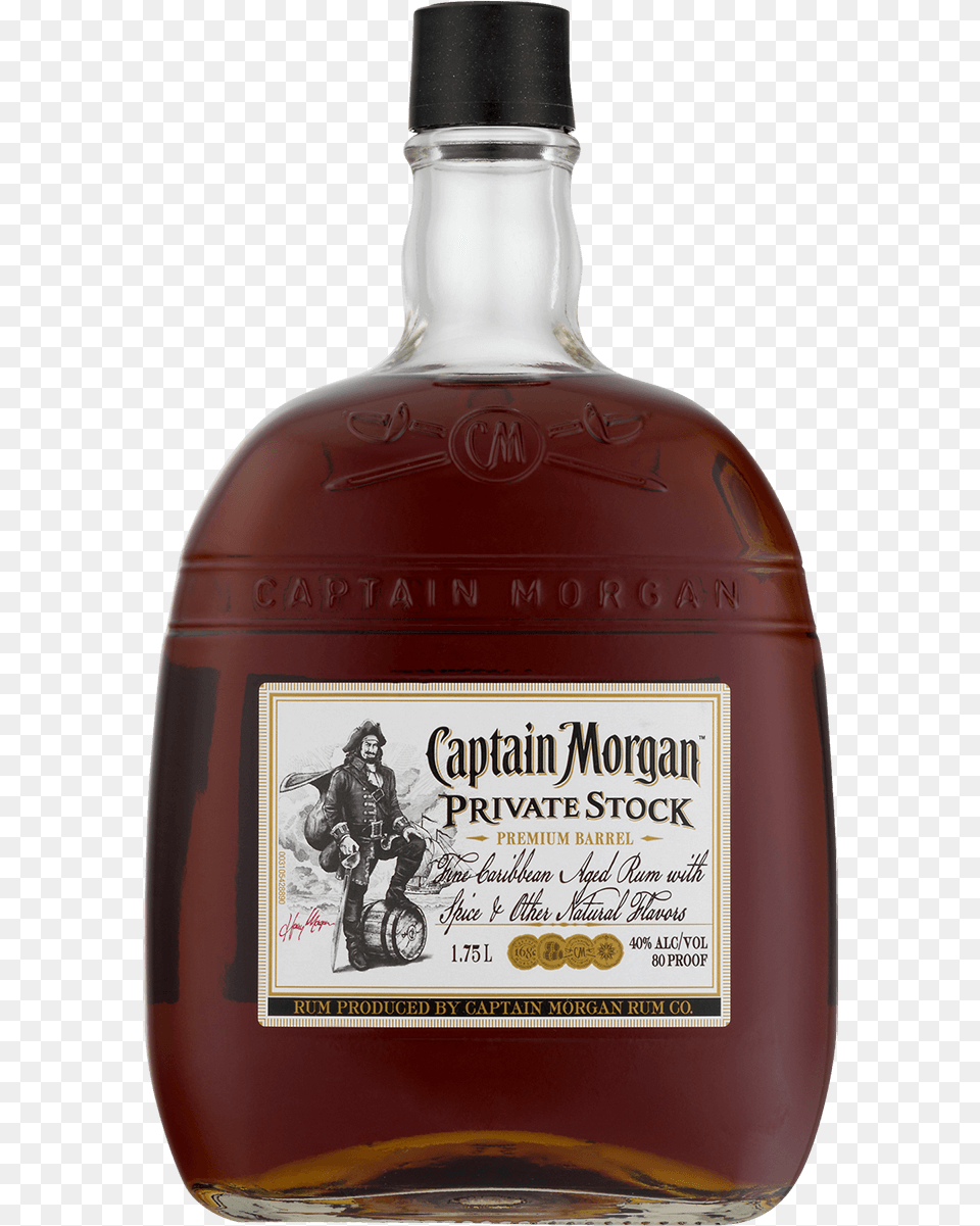 Captain Morgan Private Stock Rum Captain Morgan Private Stock Rum Sizes, Liquor, Alcohol, Beverage, Person Free Transparent Png