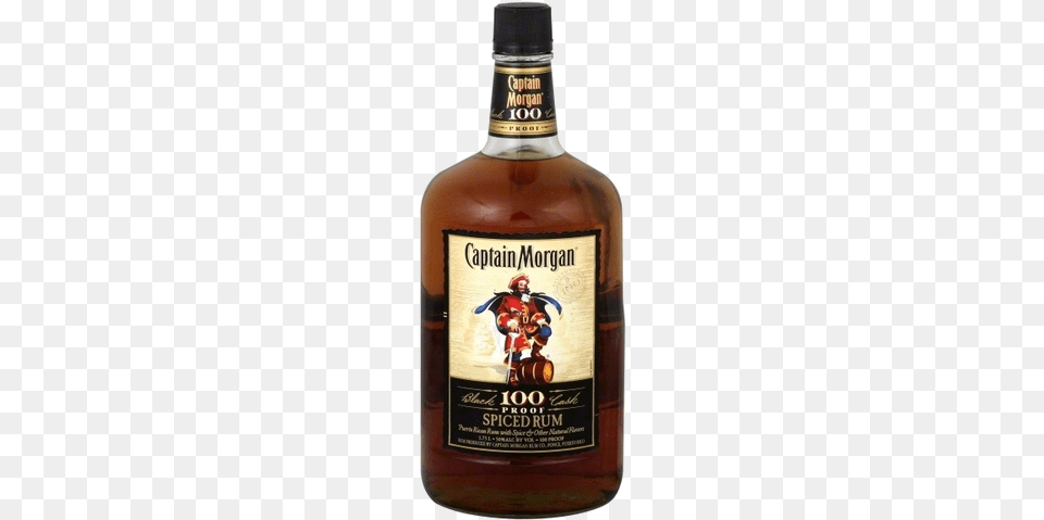 Captain Morgan Spiced Rum 100 Proof Captain Morgan 100 Proof, Alcohol, Beverage, Liquor, Whisky Free Png