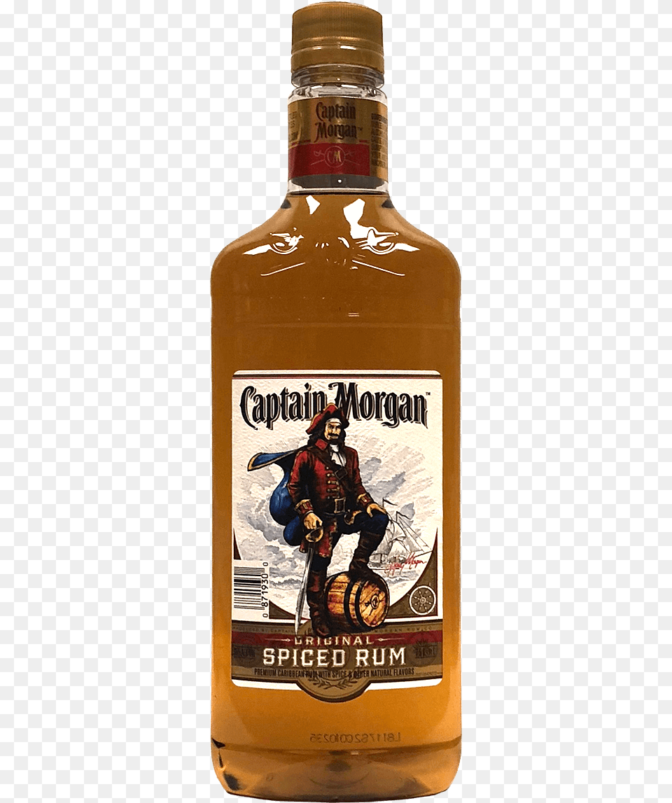 Captain Morgan Spiced Rum 750ml Plastic, Adult, Alcohol, Beverage, Liquor Free Png