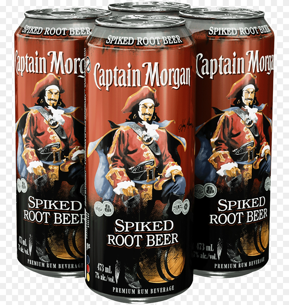 Captain Morgan Spiked Root Beer 4 X 473 Ml Captain Morgan Root Beer, Adult, Wedding, Person, Female Free Png Download