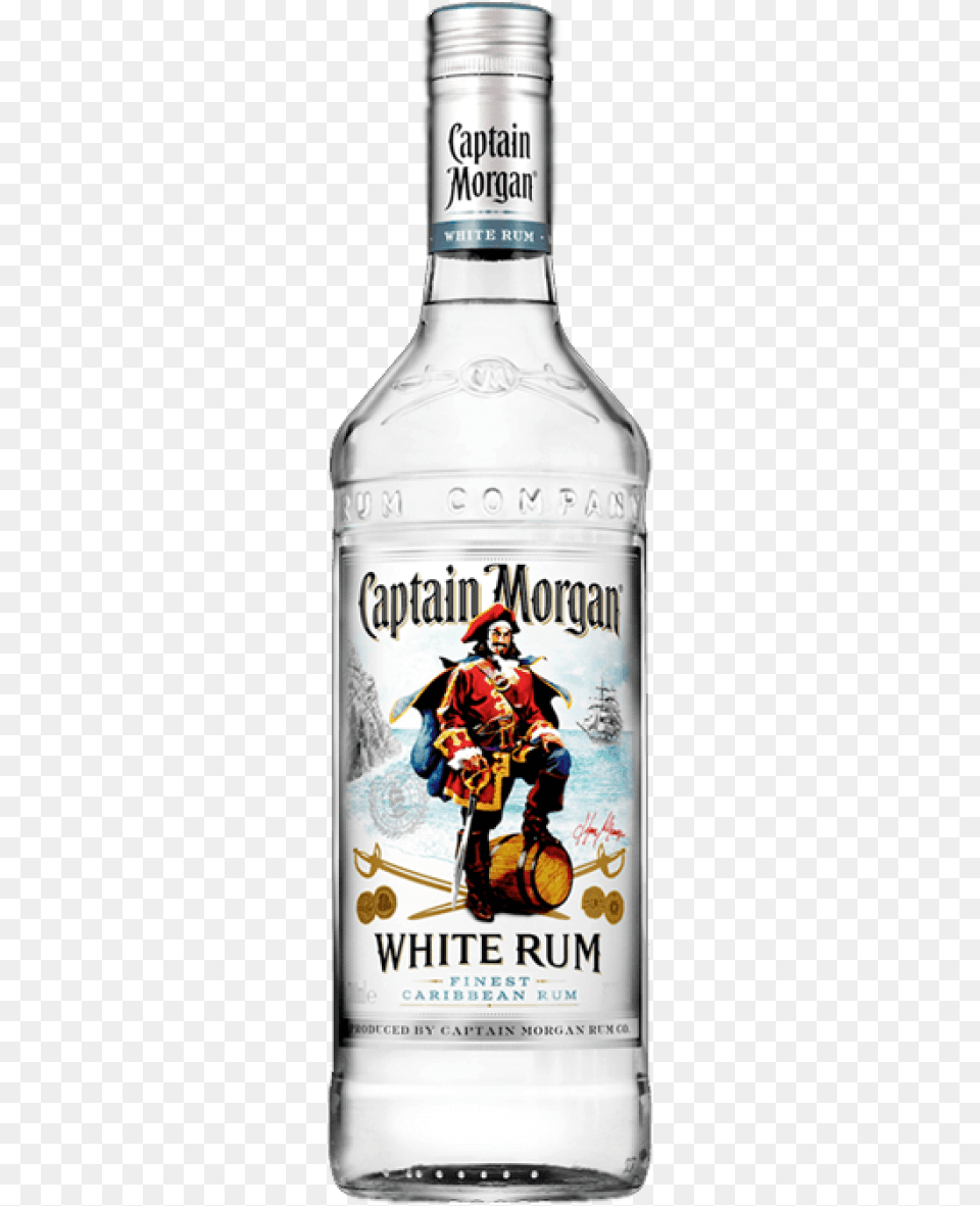 Captain Morgan White Rum 375 1 Liter Captain Morgan White Bottle, Alcohol, Beverage, Liquor, Adult Free Png
