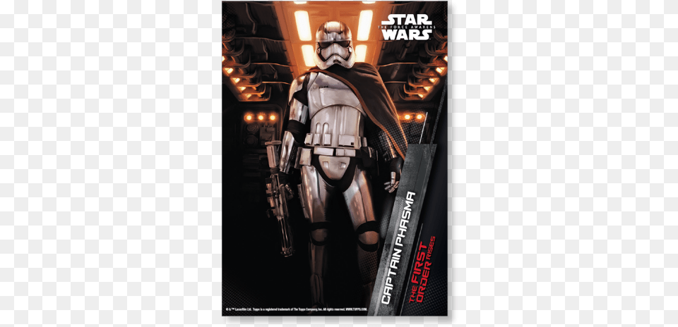 Captain Phasma Tfa First Order Poster Star Wars Dvd 1, Adult, Male, Man, Person Png