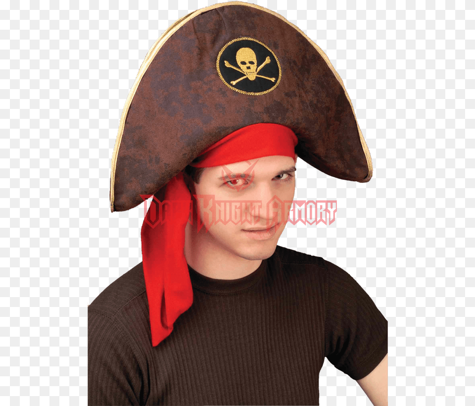 Captain Pirate Hat Grand Way, Clothing, Person, Adult, Male Png Image