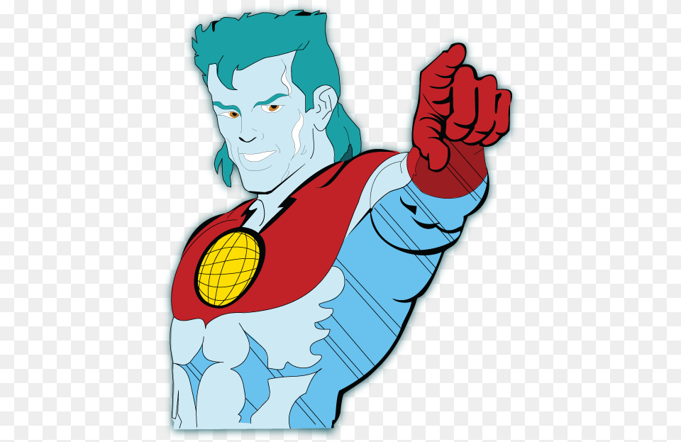 Captain Planet, Body Part, Hand, Person, Face Free Png Download