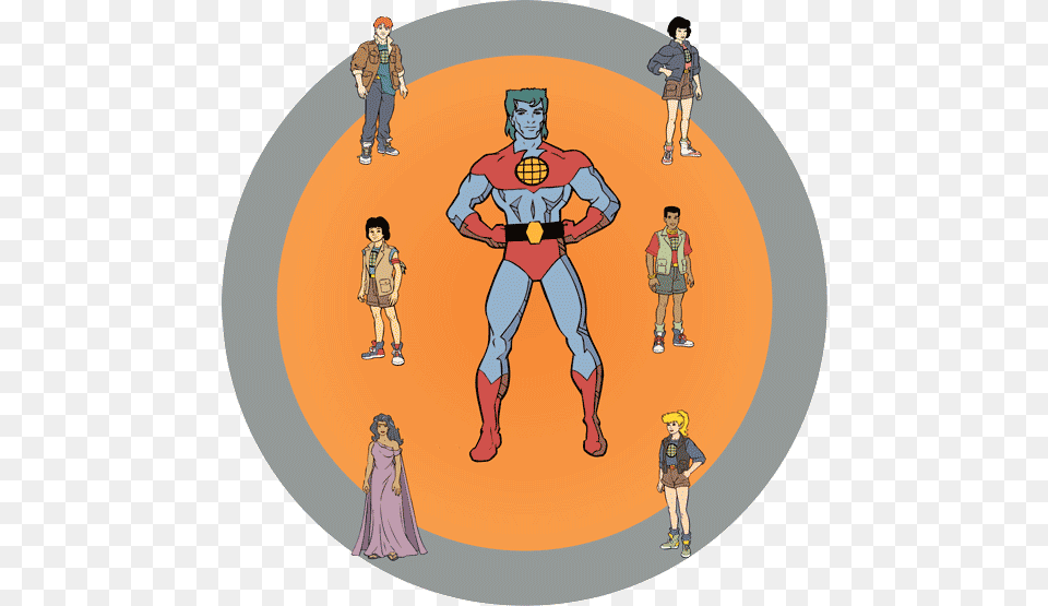 Captain Planet And The Planeteers Characters Captain Planet Coloring Pages, Book, Publication, Comics, Adult Free Png