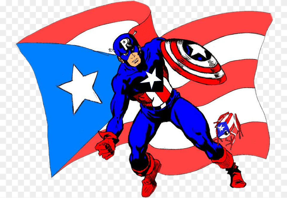 Captain Puerto Rico Art, Baby, Book, Comics, Person Free Png