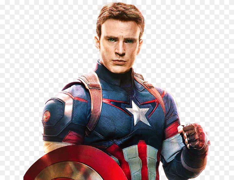 Captain Superhero Avenger Evans Character Fictional Chris Evans Captain America, Person, Clothing, Costume, Man Free Transparent Png